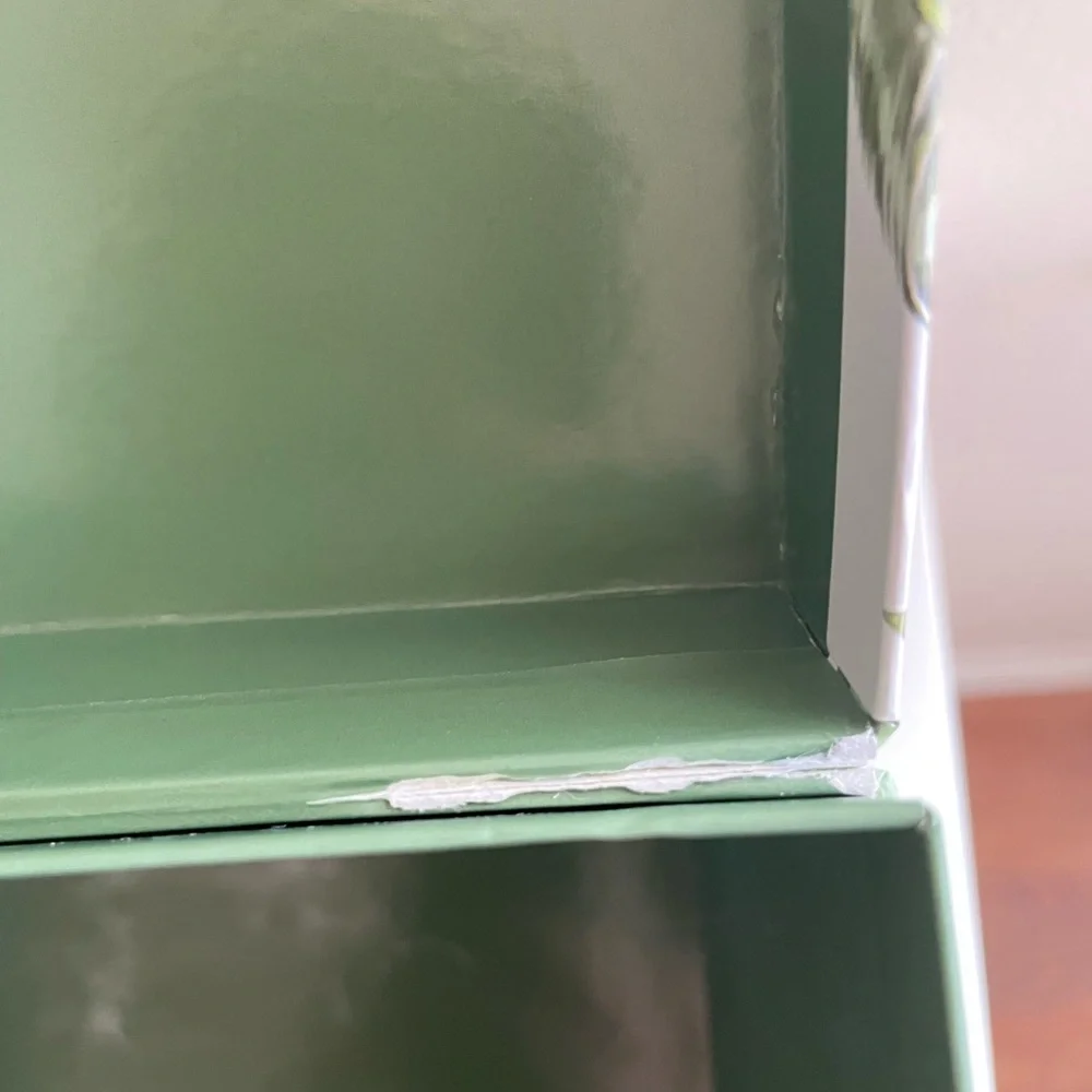 Tropical Leaf Print Storage Box